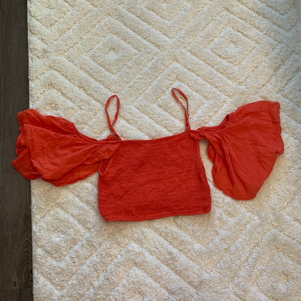 Off the shoulder tank